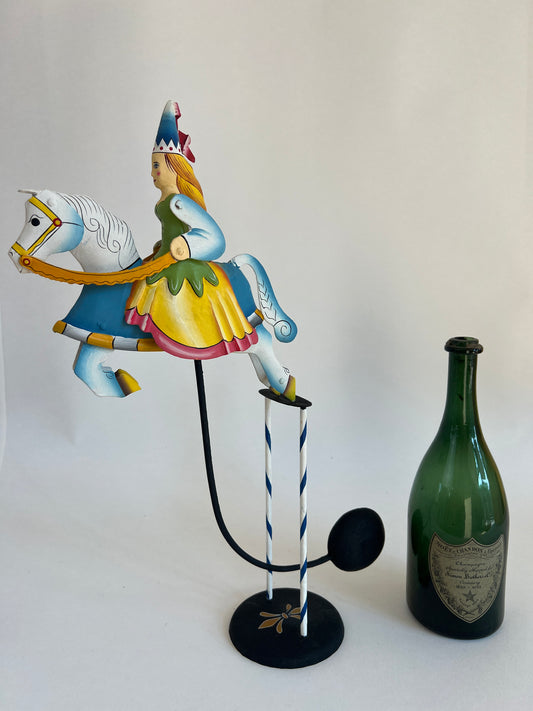 Perfect Princes – Handmade Metal Fairytale Horse Balance Model