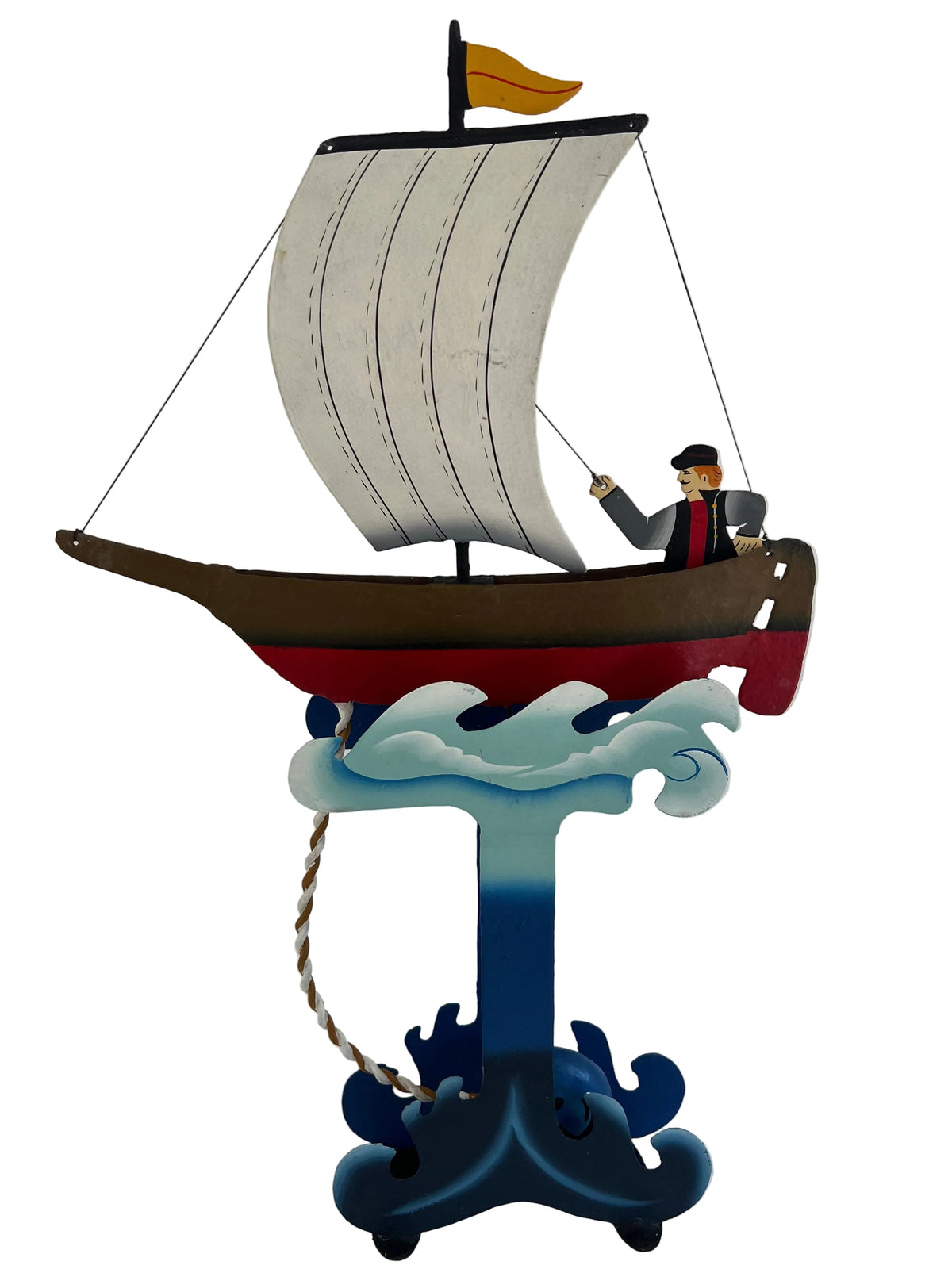 Tideman's Tilt-Sailing Boat Gift-Handmade Metal Balance Model