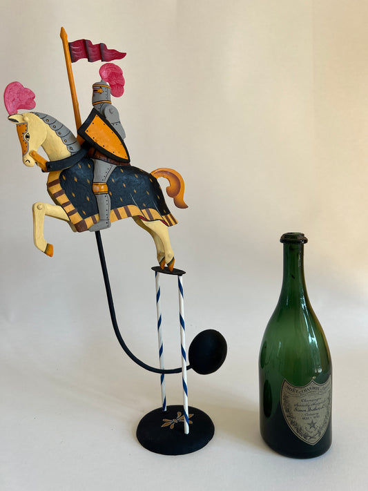 Noble Knight – Handmade Metal Medieval Fairytale Balance Model