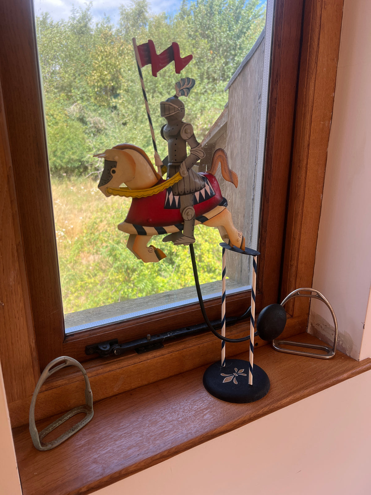 Sir Rock-A-Lot-Medieval Knight Gift-Handmade Metal Balance Model