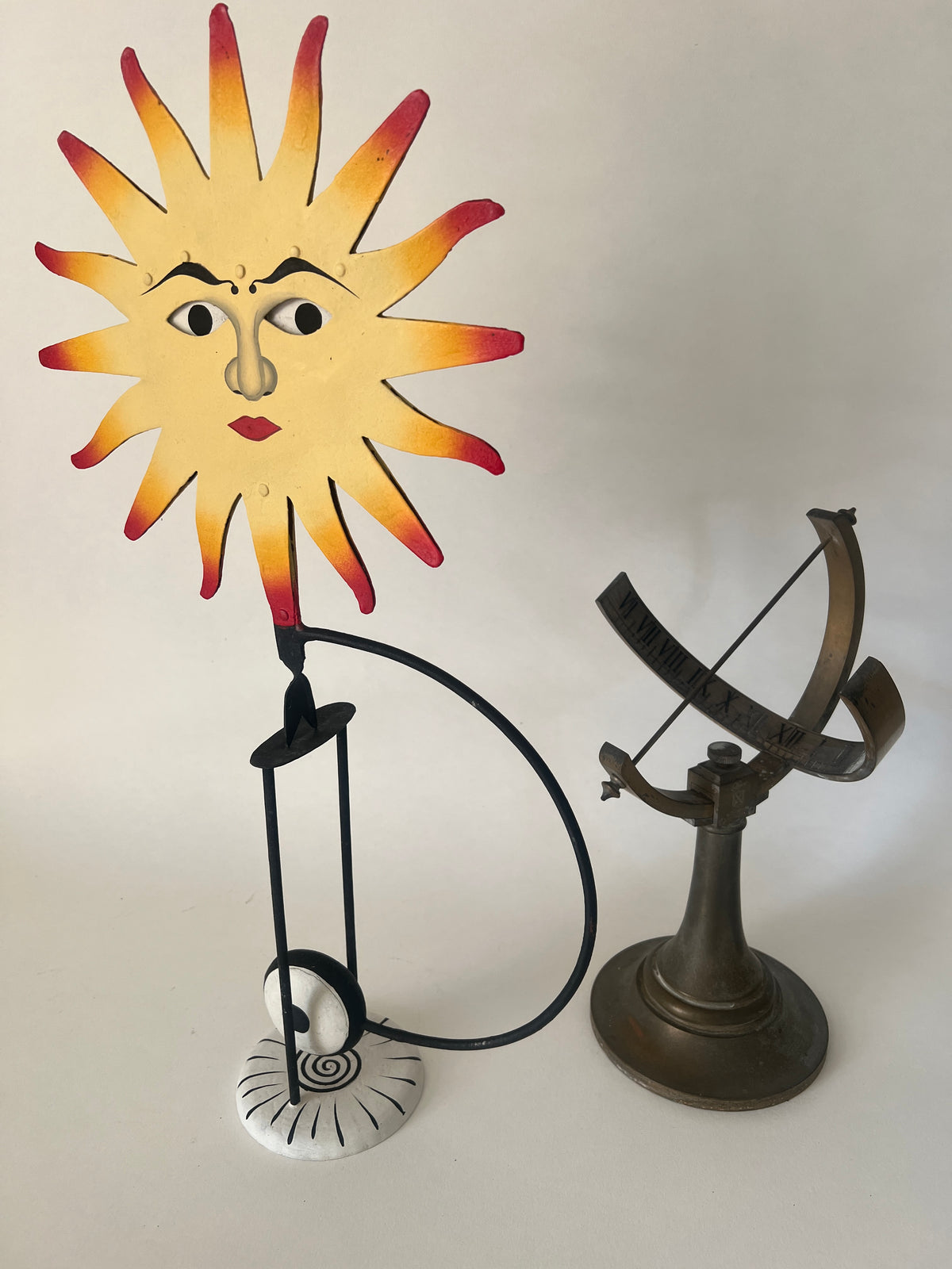 Sunny Side Up-Solar Sun Blazing Balance Model