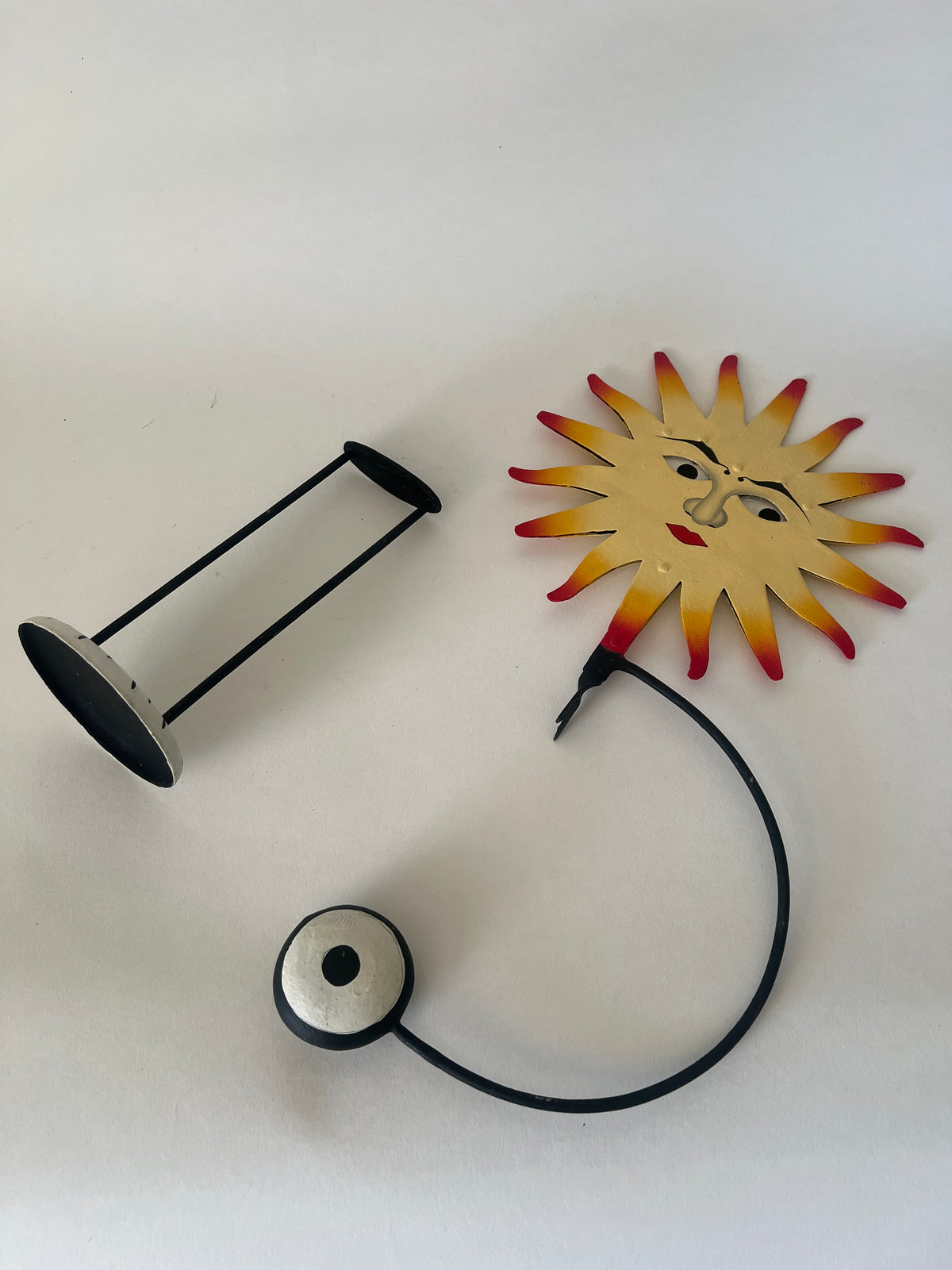Sunny Side Up-Solar Sun Blazing Balance Model