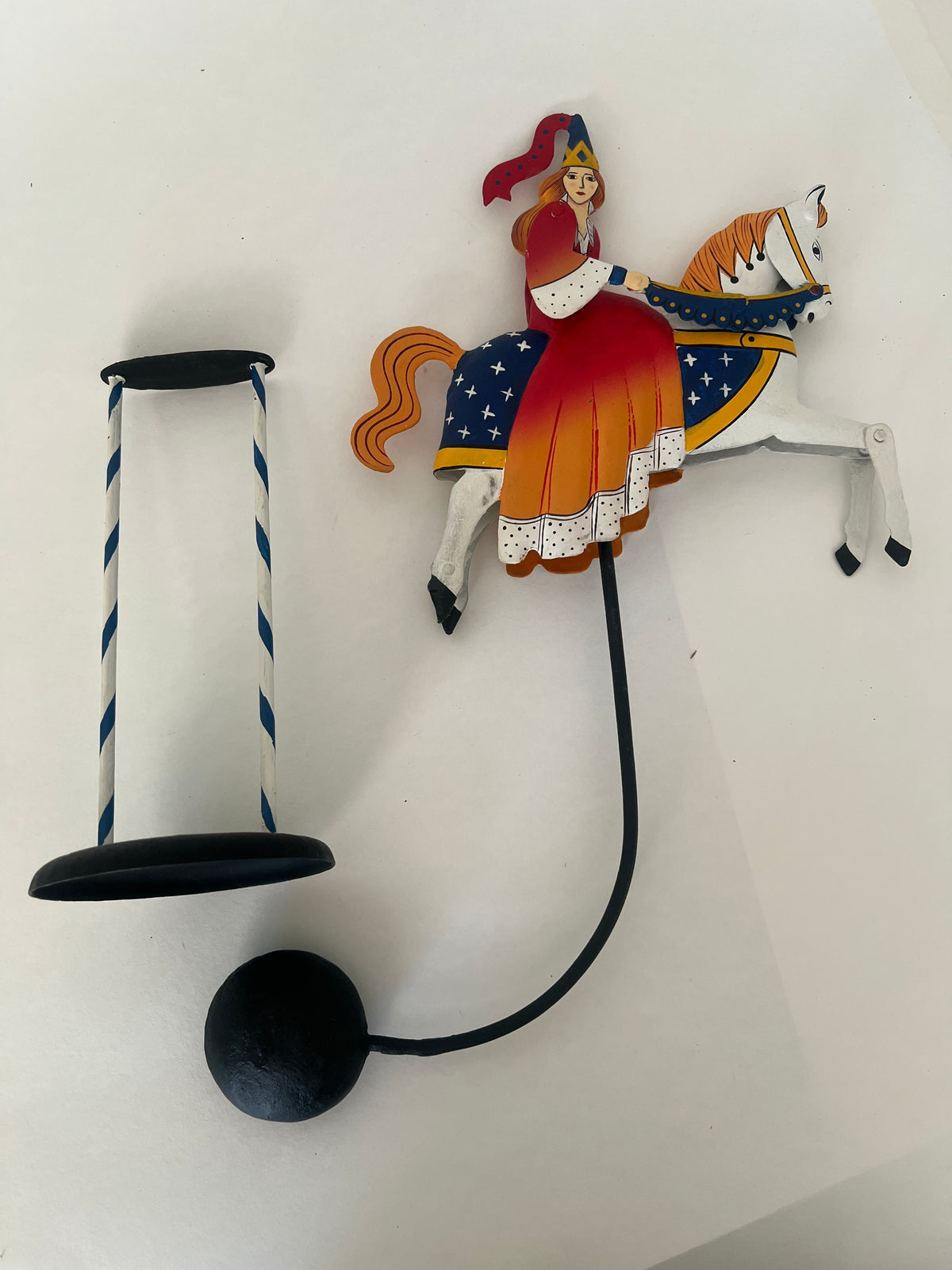 Pendulum Princess-Fairytale Gift-Handmade Metal Balance Model