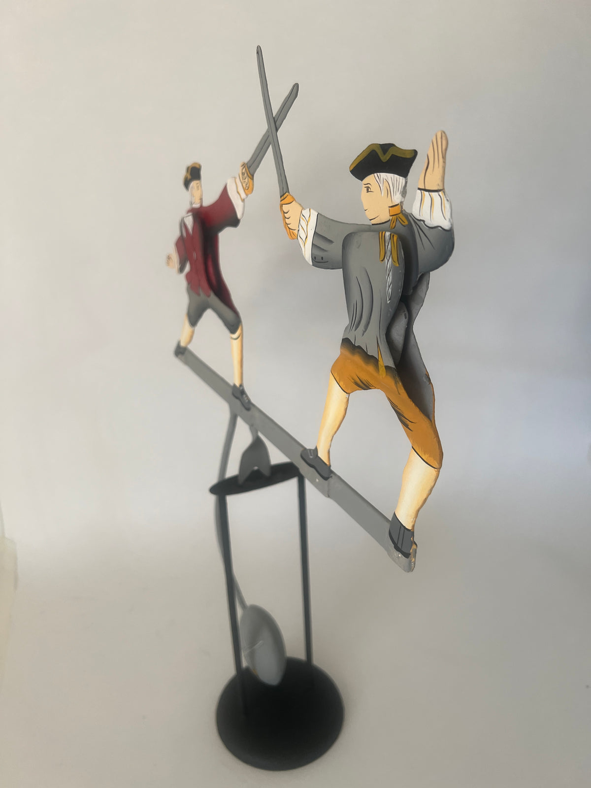 En Garde-Fencing Duel Gift-Handmade Metal Balance Model