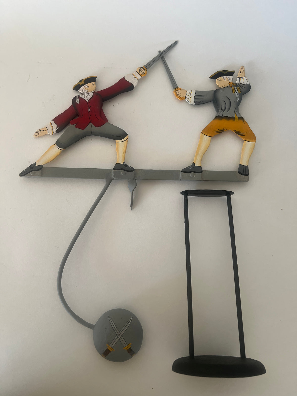 En Garde-Fencing Duel Gift-Handmade Metal Balance Model