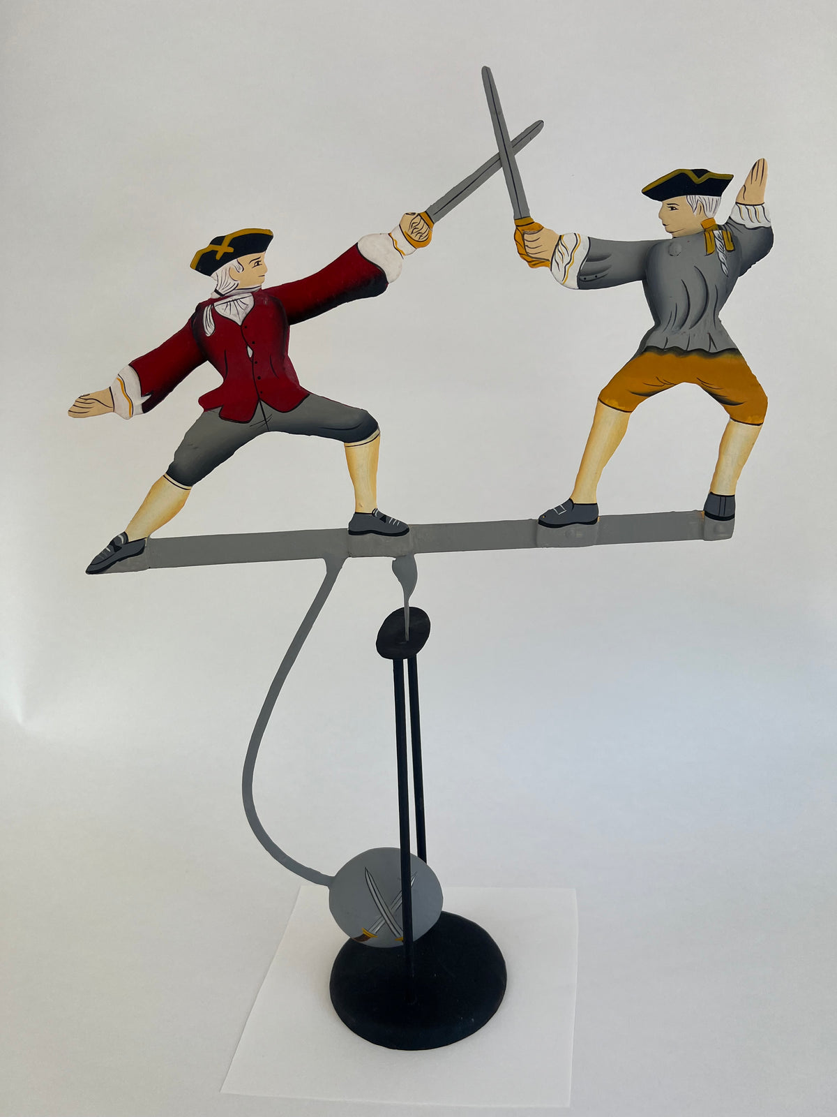 En Garde-Fencing Duel Gift-Handmade Metal Balance Model