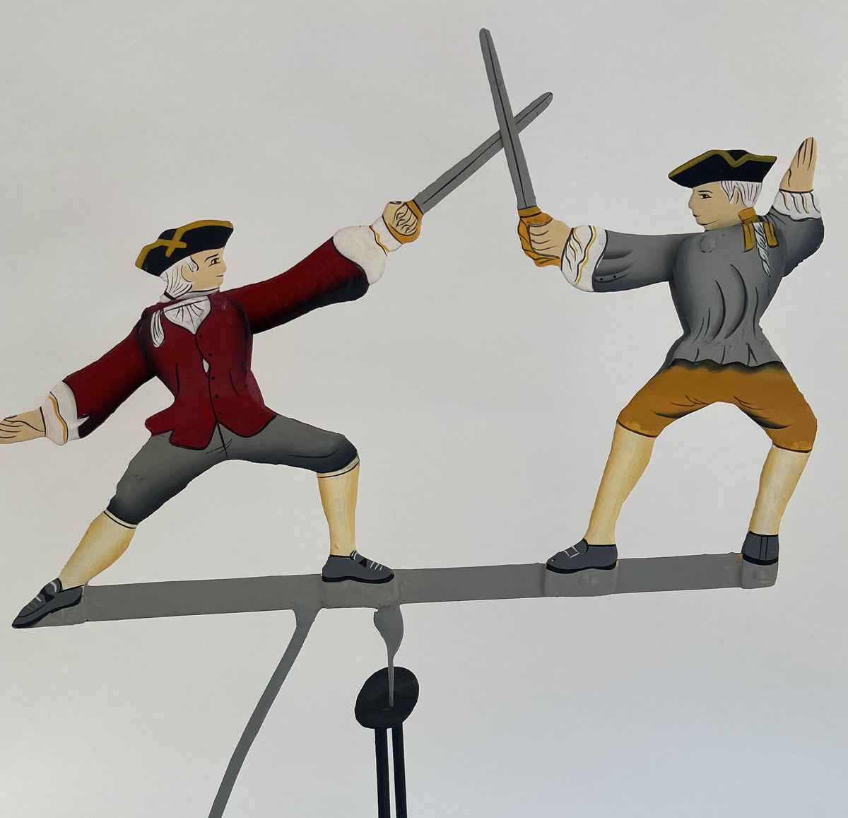 En Garde-Fencing Duel Gift-Handmade Metal Balance Model
