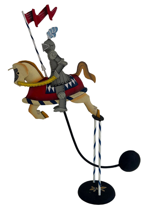 Sir Rock-A-Lot – Handmade Metal Medieval Knight Balance Model