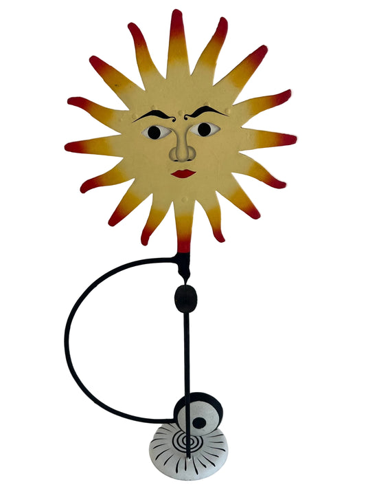 Sunny Side Up-Solar Sun Blazing Balance Model
