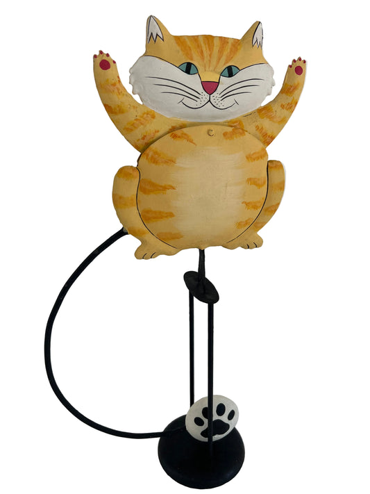 Meow Motion – Handmade Metal Cat Balance Model