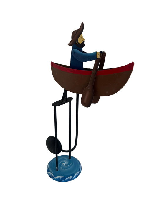 Driftwood Journey-Rowing Boat Balance Model